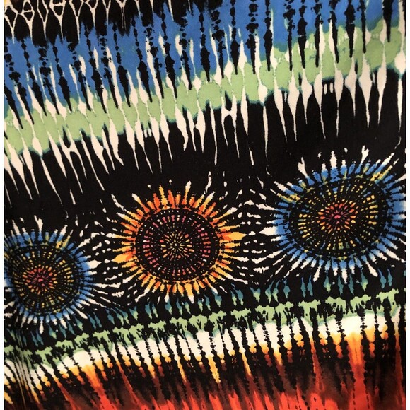 Chicos Sunflower Maxi Dress Womens 2 Large Sleeveless Empire Waist Boho Artsy - Picture 4 of 12